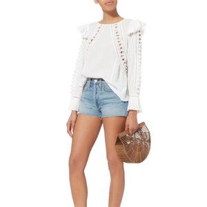 Sea New York Eyelet Pom blouse